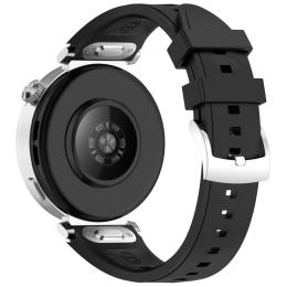  Huawei Watch GT 6/5/4 41 mm/5 Pro 42 mm Armband Silikon Svart - Teknikhallen.se