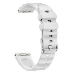  Klockarmband 18 mm Quick Release Wave Silikon Vit - Teknikhallen.se
