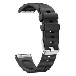  Klockarmband 18 mm Quick Release Wave Silikon Svart - Teknikhallen.se