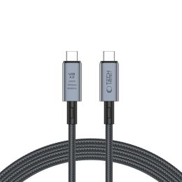 Tech-Protect Tech-Protect 2 m 240W PD 8K USB-C/USB-C Kabel UltraBoost Grå - Teknikhallen.se