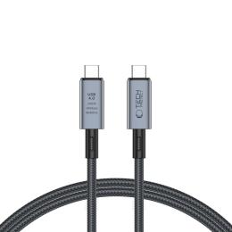 Tech-Protect Tech-Protect 1 m 240W PD 8K USB-C/USB-C Kabel UltraBoost Grå - Teknikhallen.se