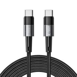 Tech-Protect Tech-Protect 3 m 100W/5A PD USB-C - USB-C Kabel UltraBoost Grå - Teknikhallen.se