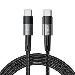 Tech-Protect Tech-Protect 2 m 100W/5A PD USB-C - USB-C Kabel UltraBoost Grå - Teknikhallen.se