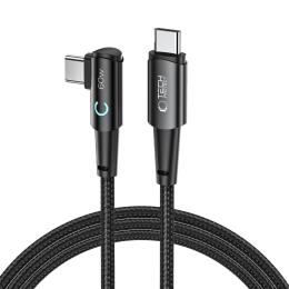 Tech-Protect Tech-Protect 2 m 60W/6A USB-C - USB-C Kabel UltraBoost Grå - Teknikhallen.se