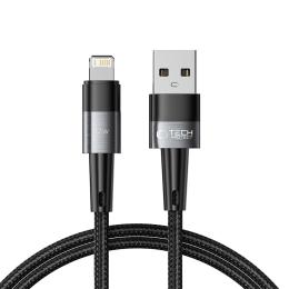 Tech-Protect Tech-Protect 1 m 12W/2.4A Lightning Kabel UltraBoost Grå - Teknikhallen.se