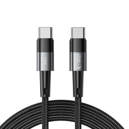 Tech-Protect Tech-Protect 2 m 60W/3A PD USB-C - USB-C Kabel UltraBoost Grå - Teknikhallen.se