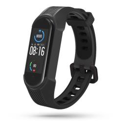 Tech-Protect Tech-Protect Xiaomi Mi Smart Band 5/6 Armband Armour Svart - Teknikhallen.se