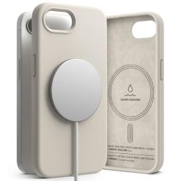 Ringke Ringke iPhone 16e Skal MagSafe Silikon Stone - Teknikhallen.se