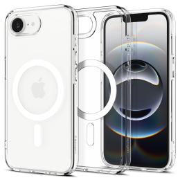 Spigen Spigen iPhone 16e Skal MagSafe Mag Ultra Hybrid Vit - Teknikhallen.se