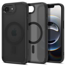 Spigen Spigen iPhone 16e Skal MagSafe Ultra Hybrid Frost Black - Teknikhallen.se
