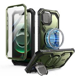 Supcase Supcase iPhone 16e Skal MagSafe Iblsn ArmorBox Guldan - Teknikhallen.se
