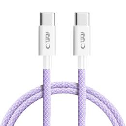 Tech-Protect Tech-Protect 1m 60W/3A PD USB-C-USB-C Kabel UltraBoost Mauve - Teknikhallen.se