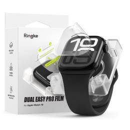 Ringke Ringke Apple Watch 11/10 46 mm 2-PACK Skärmskydd DualEasy - Teknikhallen.se