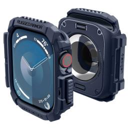 Spigen Spigen Apple Watch 11/10 46 mm Skal Rugged Armor Navy Blue - Teknikhallen.se
