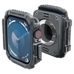 Spigen Spigen Apple Watch 11/10 46 mm Skal Rugged Armor Mörk Grå - Teknikhallen.se
