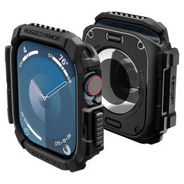 Spigen Spigen Apple Watch 11/10 46 mm Skal Rugged Armor Matt Svart - Teknikhallen.se