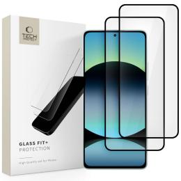 Tech-Protect Tech-Protect Redmi Note 14 5G/4G 2-PACK Skärmskydd Glass Fit+ - Teknikhallen.se