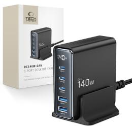 Tech-Protect Tech-Protect 140W Laddstation USB-C / USB-A Svart - Teknikhallen.se
