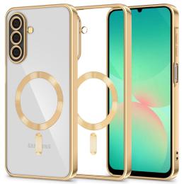 Tech-Protect Tech-Protect Galaxy A26 5G Skal MagSafe MagFlex Shiny Gold - Teknikhallen.se