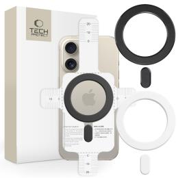 Tech-Protect Tech-Protect 2-PACK Universal MagSafe Ring Svart / Vit - Teknikhallen.se