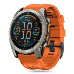 Tech-Protect Tech-Protect Garmin Fenix 20 mm Armband Silicone Orange - Teknikhallen.se