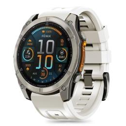 Tech-Protect Tech-Protect Garmin Fenix 20 mm Armband Silicone Titanium - Teknikhallen.se