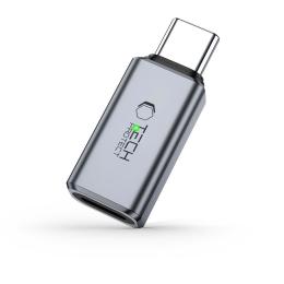 Tech-Protect Tech-Protect USB-C - Lightning Ljudadapter Ultraboost Grå - Teknikhallen.se