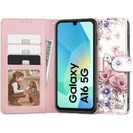 Tech-Protect Tech-Protect Galaxy A16 Fodral Läder Blossom Flower - Teknikhallen.se