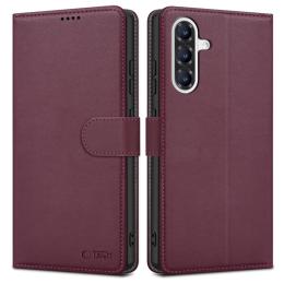 Tech-Protect Tech-Protect Samsung Galaxy A36 5G Fodral Läder Mulberry - Teknikhallen.se