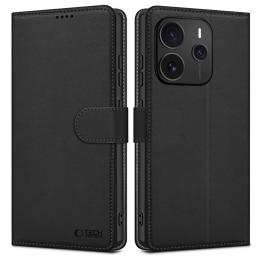 Tech-Protect Tech-Protect Xiaomi Redmi Note 14 5G Fodral Läder Svart - Teknikhallen.se