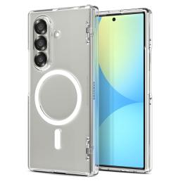 Spigen Spigen Galaxy Z Fold 7 Skal MagSafe Ultra Hybrid Pro Clear/White - Teknikhallen.se