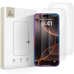 Tech-Protect Tech-Protect iPhone 17 Pro/17/16 Pro 2-PACK Skärmskydd Härdat Glas Transparent - Teknikhallen.se