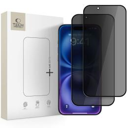 Tech-Protect Tech-Protect iPhone 17 Air 2-PACK Skärmskydd Härdat Glas Privacy - Teknikhallen.se