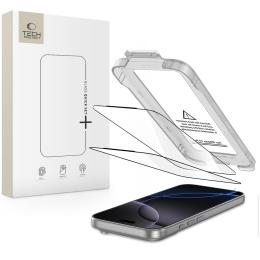 Tech-Protect Tech-Protect iPhone 17 Pro 2-PACK Skärmskydd Quick Set+ Svart - Teknikhallen.se
