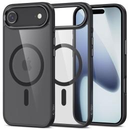 Tech-Protect Tech-Protect iPhone 17 Air Skal MagSafe BasicMag Matt Svart/Transparent - Teknikhallen.se
