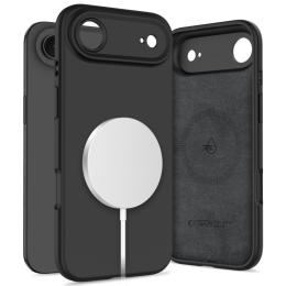 Tech-Protect Tech-Protect iPhone 17 Air Skal MagSafe Silicone Svart - Teknikhallen.se