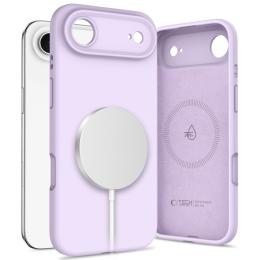 Tech-Protect Tech-Protect iPhone 17 Air Skal MagSafe Silicone Mauve - Teknikhallen.se