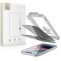 Tech-Protect Tech-Protect iPhone 16e /14/13 Pro/13 2-PACK Skärmskydd Quick Set Spy+ Privacy - Teknikhallen.se