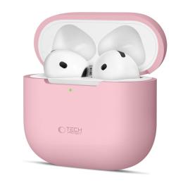 Tech-Protect Tech-Protect AirPods 4 Skal Silikon Dusty Pink - Teknikhallen.se