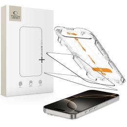 Tech-Protect Tech-Protect iPhone 16 Pro 2-PACK Skärmskydd QuickSet+ Härdat Glas - Teknikhallen.se