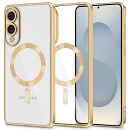 Tech-Protect Tech-Protect Galaxy S25 Edge Skal MagSafe MagFlex Shiny Gold - Teknikhallen.se