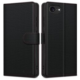 Tech-Protect Tech-Protect iPhone 16e Fodral Wallet RS Svart / Röd - Teknikhallen.se