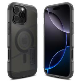 Spigen Spigen iPhone 16 Pro Max Skal MagSafe Tough Armor "T" Svart - Teknikhallen.se