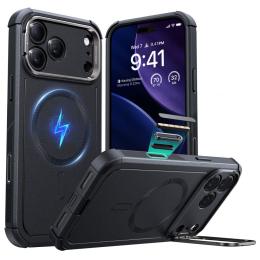 ESR ESR iPhone 17 Pro Skal MagSafe Cyber Kickstand Svart - Teknikhallen.se