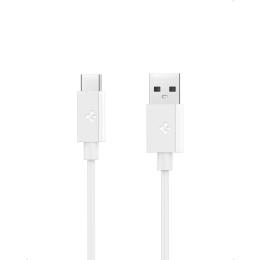 Spigen Spigen 2m 60W USB-C Kabel Essential Vit - Teknikhallen.se