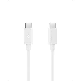 Spigen Spigen 1m 60W USB-C - USB-C Kabel Essential Vit - Teknikhallen.se