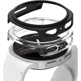 Ringke Ringke Galaxy Watch 8 44 mm 2-PACK Skal Slim Svart / Transparent - Teknikhallen.se