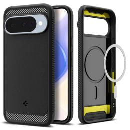 Spigen Spigen Google Pixel 10/10 Pro Skal MagSafe Rugged Armor Matt Svart - Teknikhallen.se