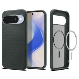 Spigen Spigen Google Pixel 10 / 10 Pro Skal MagSafe Liquid Air Abyss Green - Teknikhallen.se