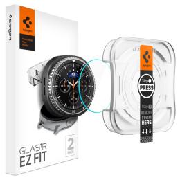 Spigen Spigen Galaxy Watch 8 46 mm 2-PACK Skärmskydd GLAS.tR "Ez Fit" - Teknikhallen.se